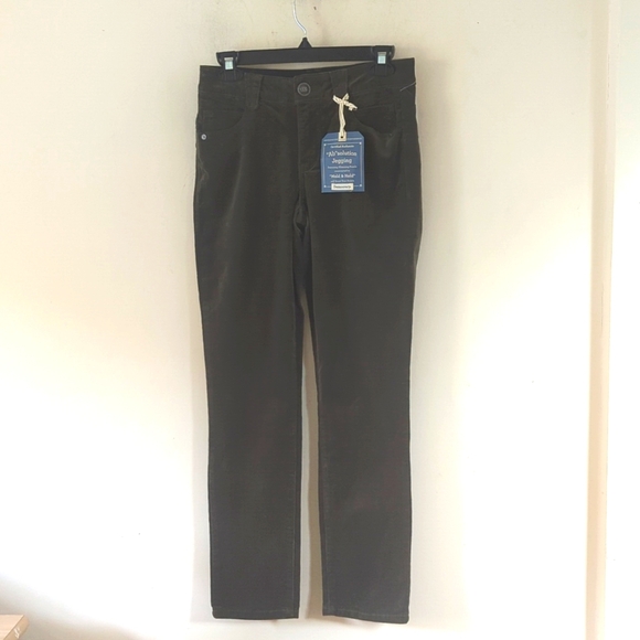 Democracy Natalie Ab Solution Straight Leg Corduroy Dark Green 2P - Picture 3 of 16